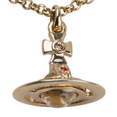 ヴィヴィアンウエストウッド オーブ ラインストーン ネックレス ゴールド マルチカラー メッキ レディース Vivienne Westwood 【中古】
